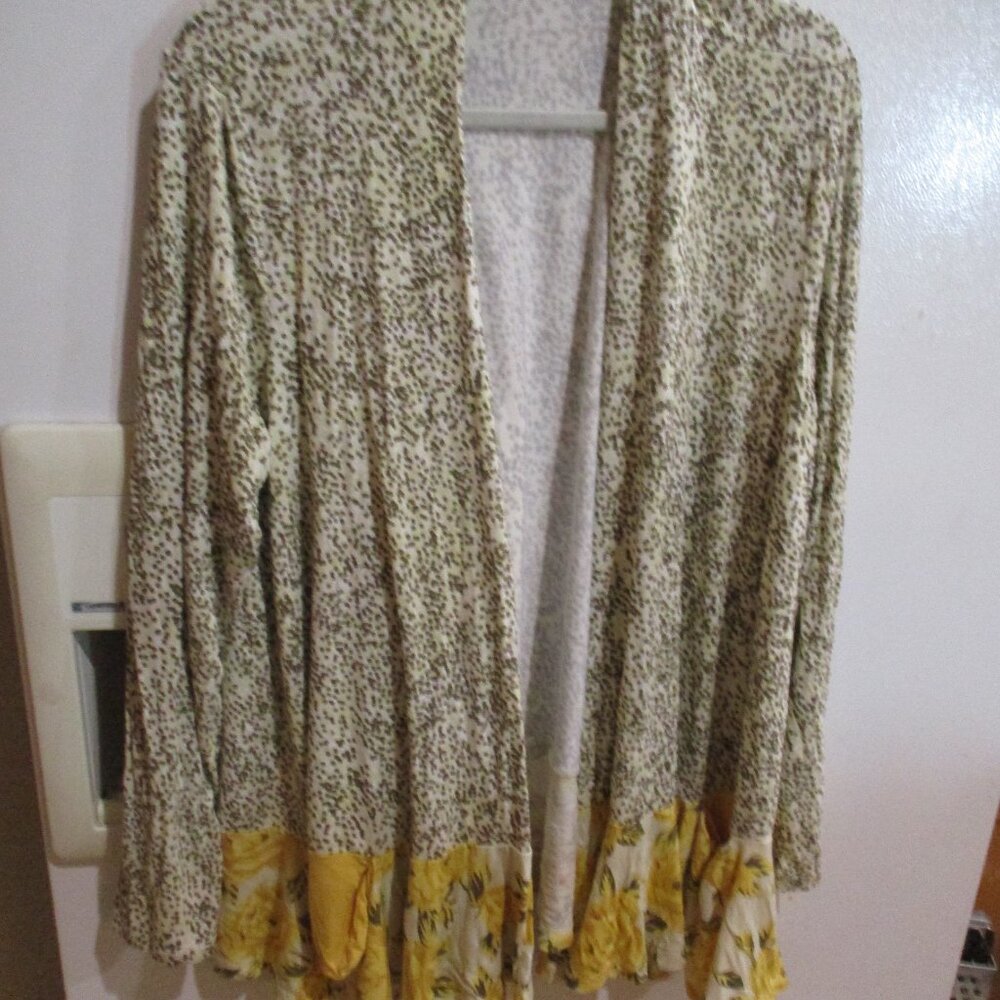 LOGO BY LORI GOLDSTEIN Cardigan artsy soft knit xl